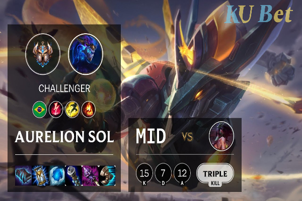 Đừng bỏ qua bất kỳ kinh nghiệm chinh chiến nào cần thiết khi cầm Aurelion Sol leo rank xếp hạng